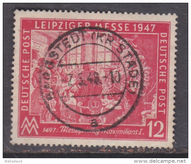 Allied Zone, 1947, Leipzig Messe 12pf, BARGESTEDT (KR STADE) 2.5.48 C.d.s. - Other & Unclassified