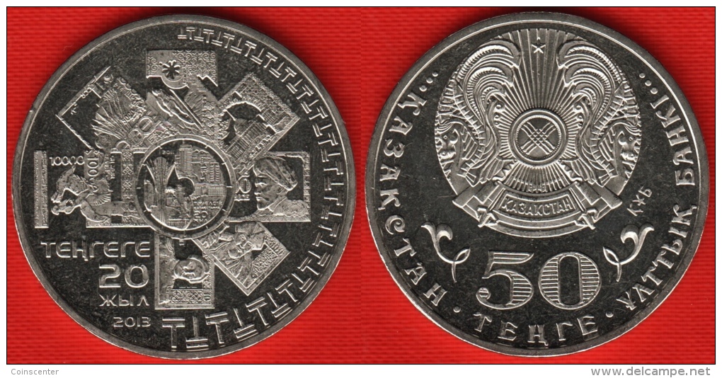 Kazakhstan 50 Tenge 2013 "National Currency" UNC - Kasachstan