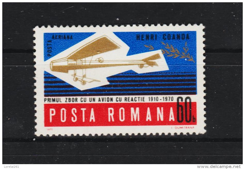 1970 - 50 Anniv. Du Premier Avion Roumain Mi No 2896 Et Y&T No P.A. 227 MNH - Ungebraucht