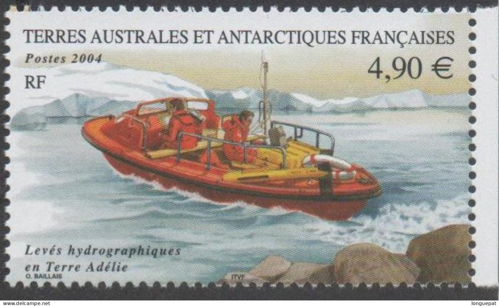 TAAF : Levés Hydrographiques En Terre Adélie - Canot - - Unused Stamps