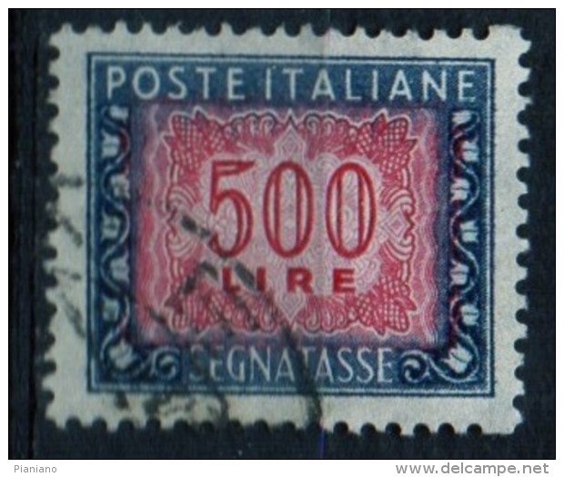 PIA - ITA - 1964 : SPECIALIZZAZIONE : Segnatasse  £ 500  - (SAS 120 -  CAR  46/I) - Variedades Y Curiosidades