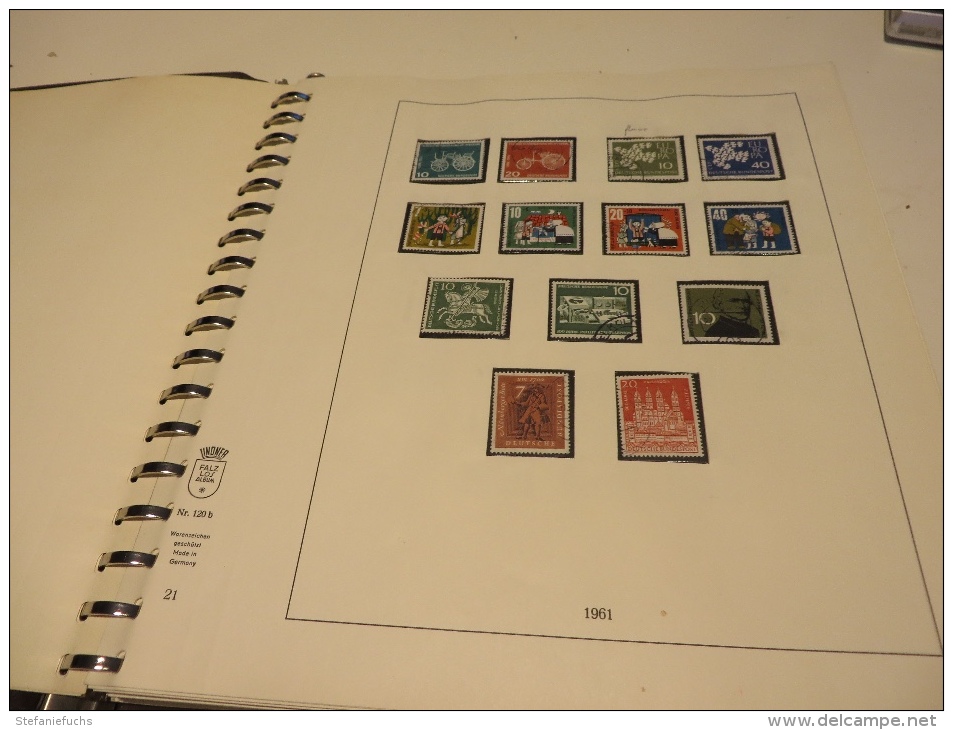 BUND  1961  Bis  1973   Mit  O / * /  ** /  MARKEN  Aus  LINDNER - VORDRUCKTEST  Im  BINDER - Collections (en Albums)