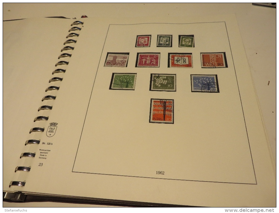 BUND  1961  Bis  1973   Mit  O / * /  ** /  MARKEN  Aus  LINDNER - VORDRUCKTEST  Im  BINDER - Collections (en Albums)