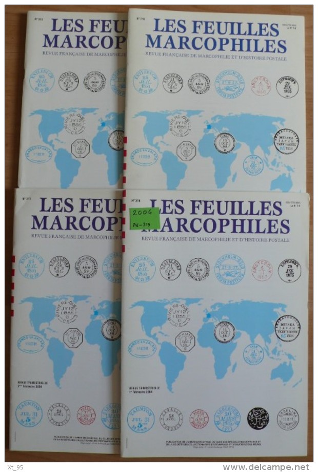 Les Feuilles Marcophiles - Année 2004 - 4 Numéros 316 à 319 - Frais De Port 2.50 Euros - Autres & Non Classés