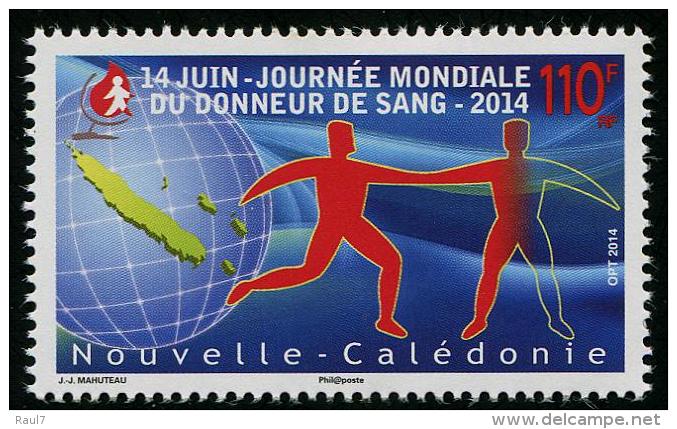 Nouvelle-Calédonie 2014 - Journée Mondiale Du Donneur De Sang - 1val Neufs // Mnh - Unused Stamps