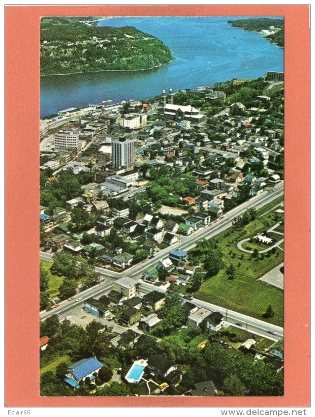 Canada -- -- CHICOUTIMI----Saguenay-----VUE AERIENNE  CPM Année  1970 - Chicoutimi