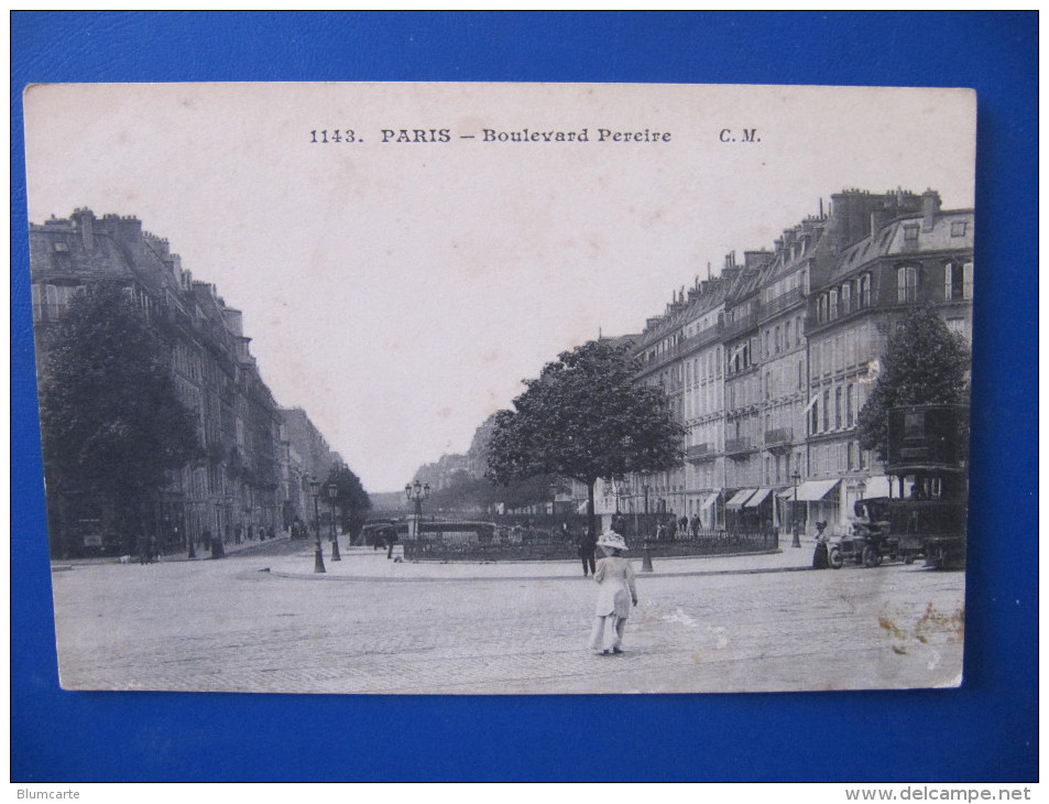 CPA - PARIS  - BOULEVARD PEREIRE - Arrondissement: 17