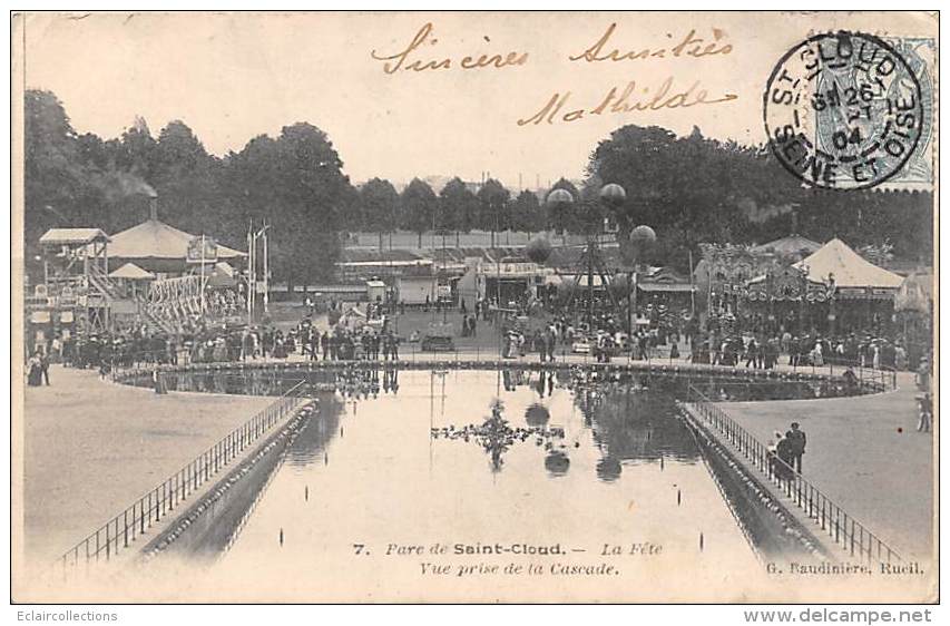 Fête Foraine. Paris 75 Parc De St Cloud . Manège - Autres & Non Classés