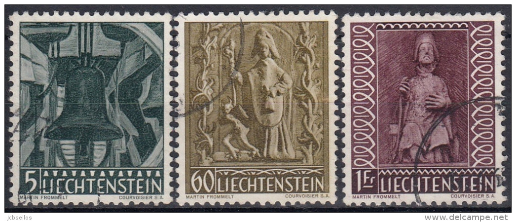 Liechtenstein 1959 Nº 350/52 Usado - Oblitérés