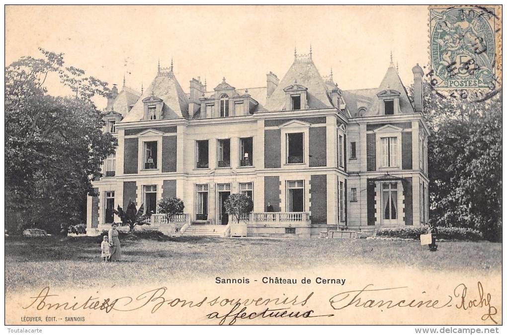 CPA 95  SANNOIS CHATEAU DE CERNAY  1905 - Sannois