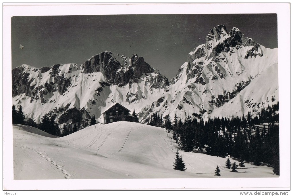 18915. Postal ADMONT (Steiermak) Estiria. Foto Montañas Y Refugio - Admont