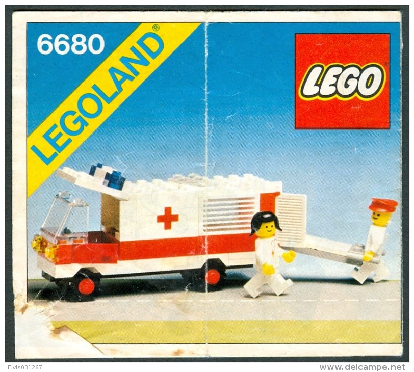 LEGO - 6680 INSTRUCTION MANUAL - Original Lego 1981 - Vintage - Catalogi