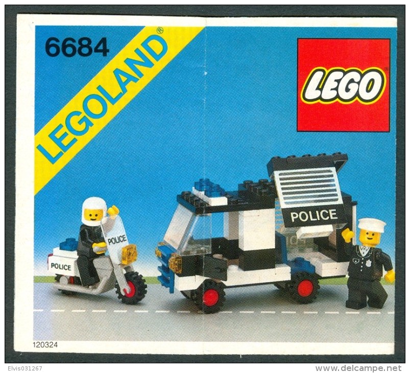 LEGO - 6684 INSTRUCTION MANUAL - Original Lego 1983 - Vintage - Catalogues