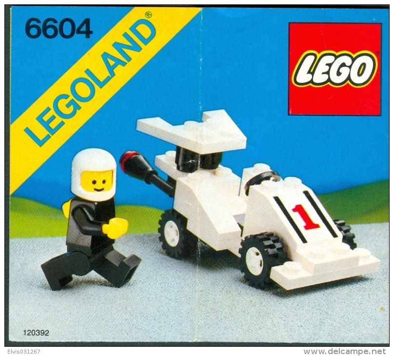 LEGO - 6604 INSTRUCTION MANUAL - Original Lego 1985 - Vintage - Catalogs