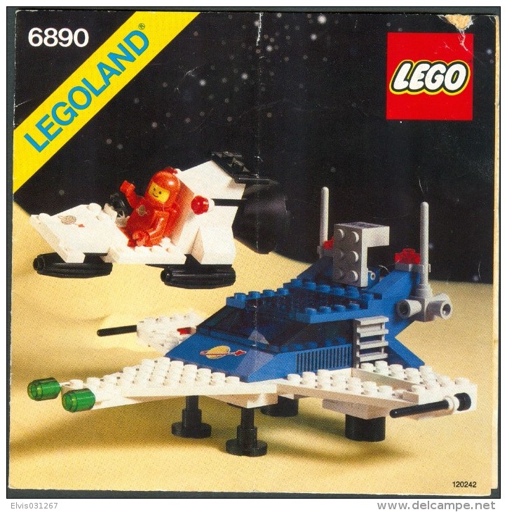 LEGO - 6890 INSTRUCTION MANUAL - Original Lego 1982 - Vintage - Catalogues