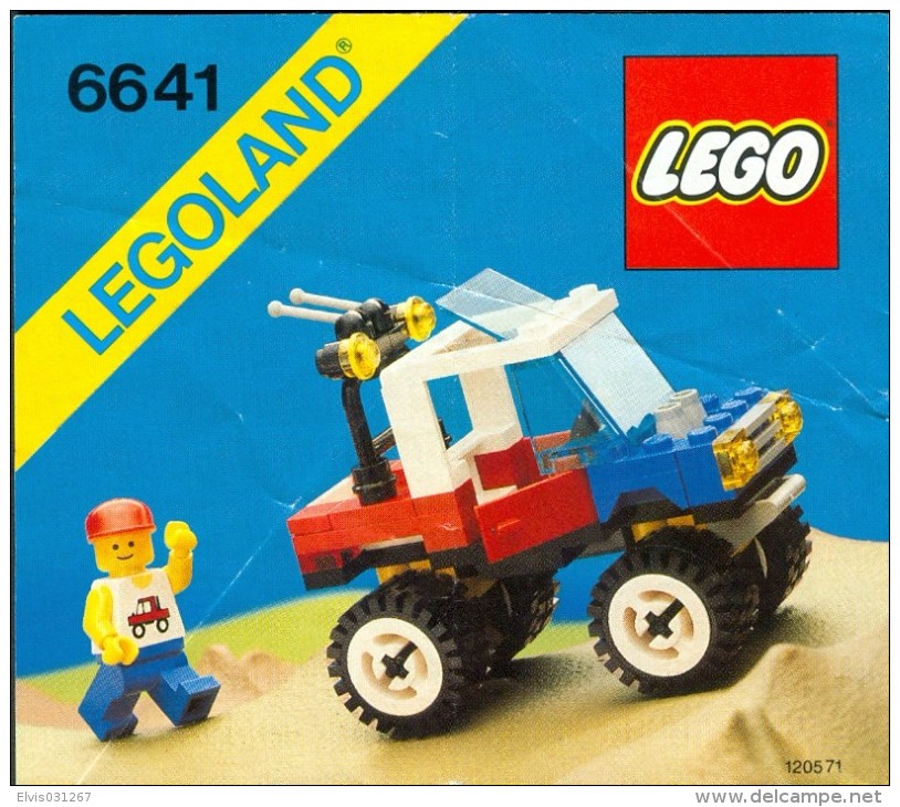 LEGO - 6641 INSTRUCTION MANUAL - Original Lego 1987 - Vintage - Catálogos