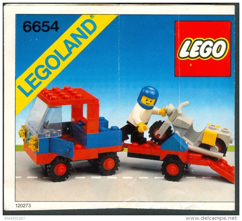 LEGO - 6654 INSTRUCTION MANUAL - Original Lego 1983 - Vintage - Catalogs
