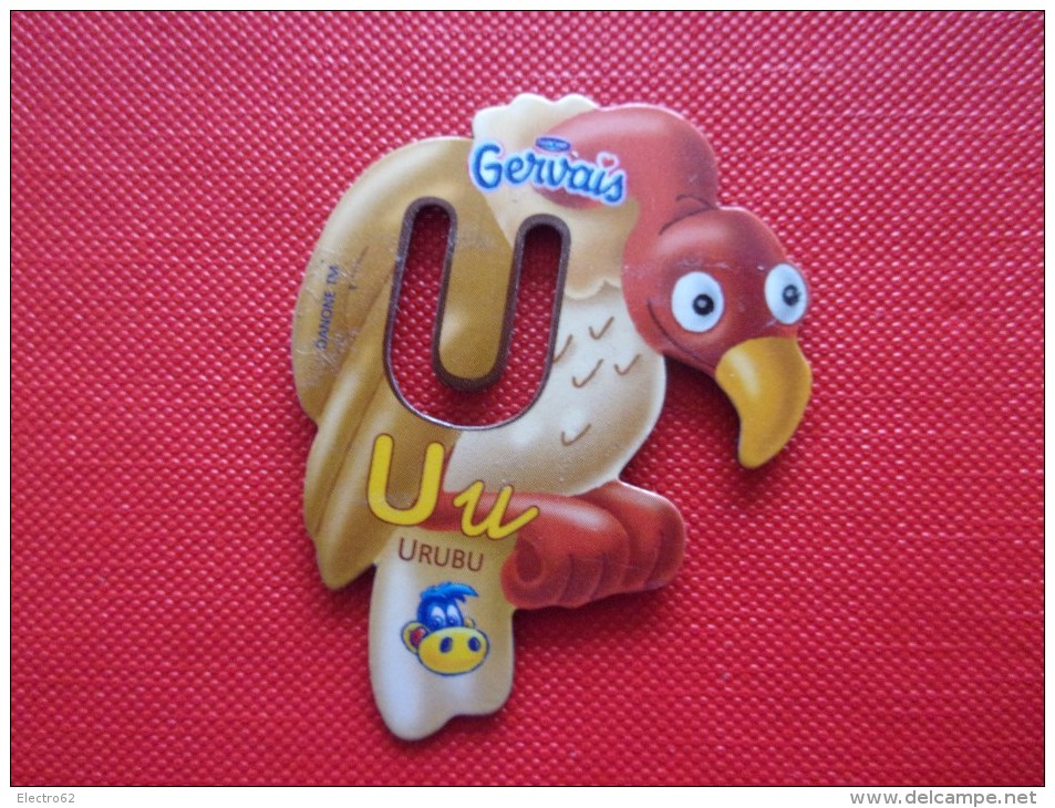 Magnet Danone  Gervais Urubu Lettre U - Lettere & Numeri