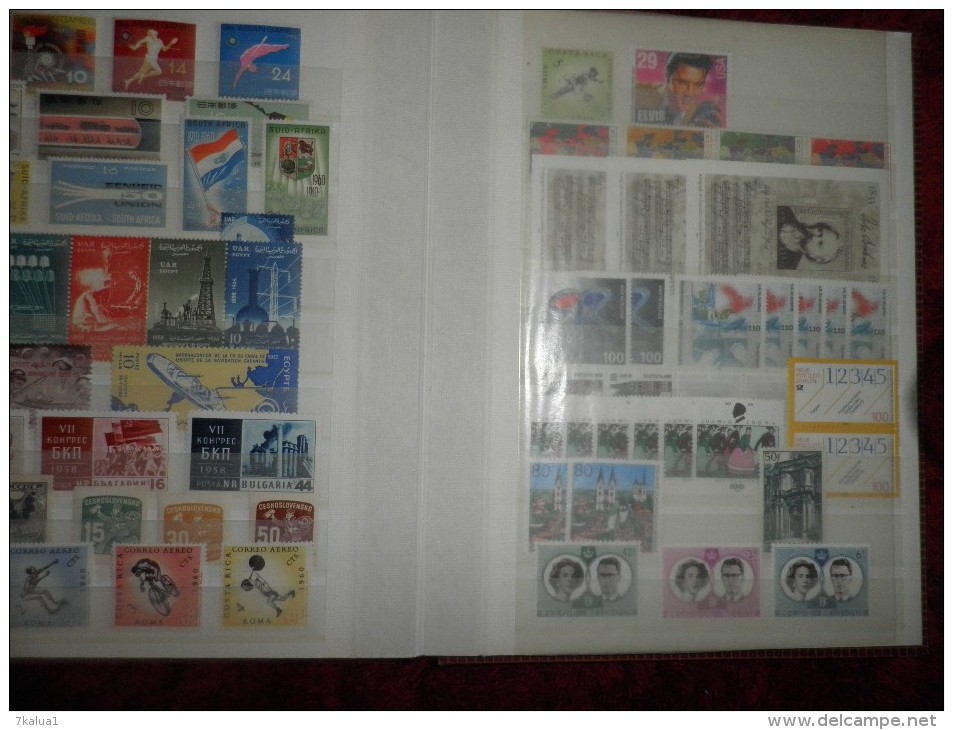 Grand vrac tous pays, timbres neufs et oblitérés, lettres. Voir descriptif.Départ 1 €