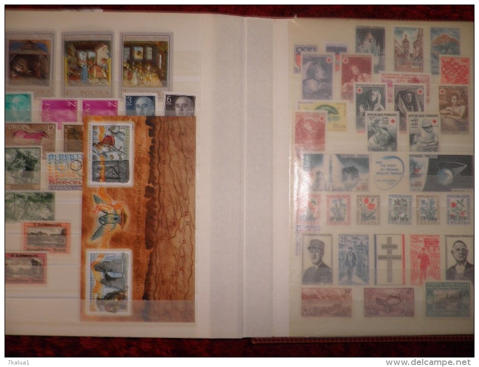 Grand vrac tous pays, timbres neufs et oblitérés, lettres. Voir descriptif.Départ 1 €