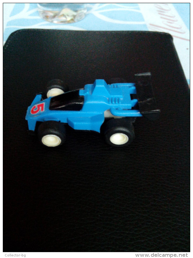 ULTRA RARE CAR FORMULA MODEL FRICTION MOVEMENT 1980 BULGARIA - Collectors Et Insolites - Toutes Marques