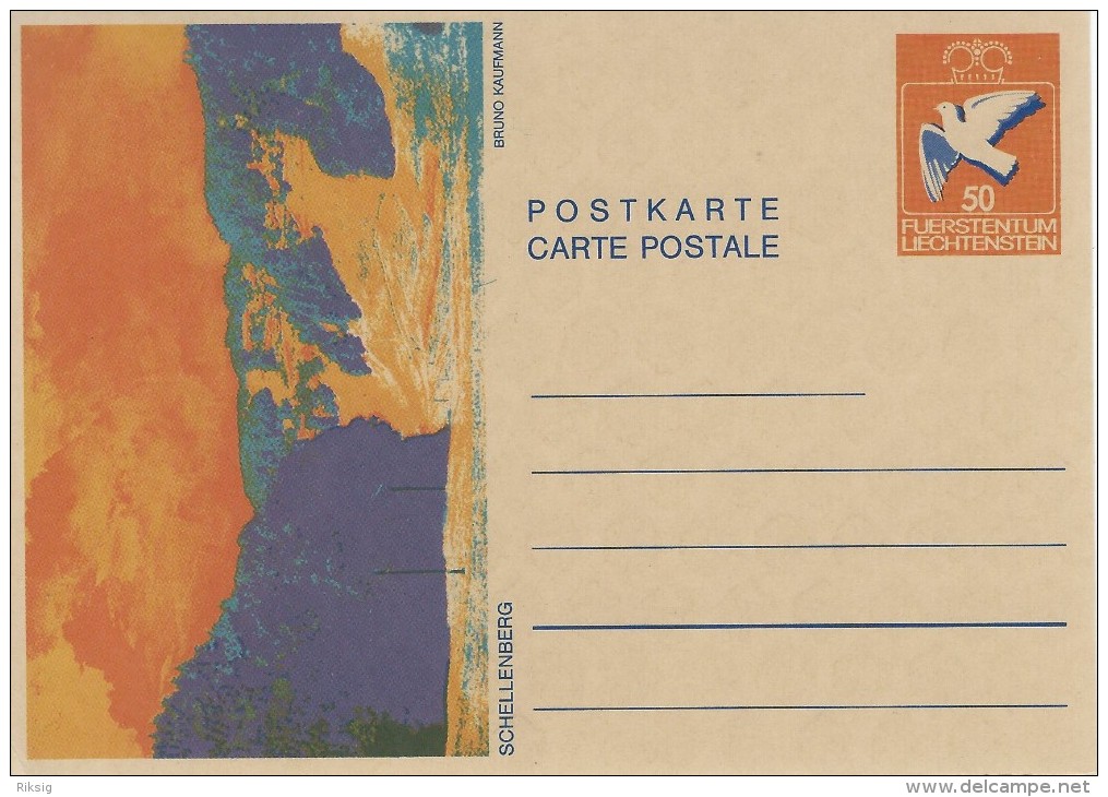 Liechtenstein   Postkarte - Carte Postale. # 05024 - Stamped Stationery