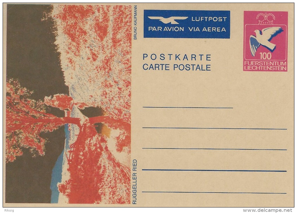 Liechtenstein   Postkarte - Carte Postale. # 05026 - Stamped Stationery