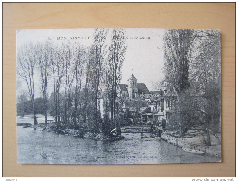 Montigny Sur Loing - L'Eglise Et Le Loing - Autres & Non Classés