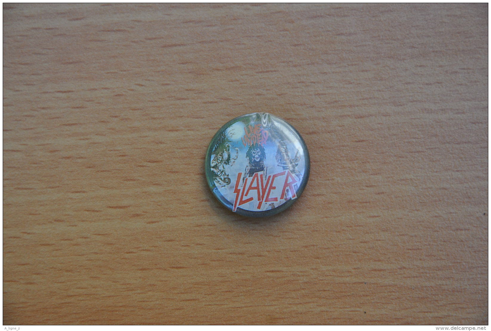 REF Y2  : Badge Ancien Epok 1980 Punk Pop Hard Rock Pin's Slayer - Musique