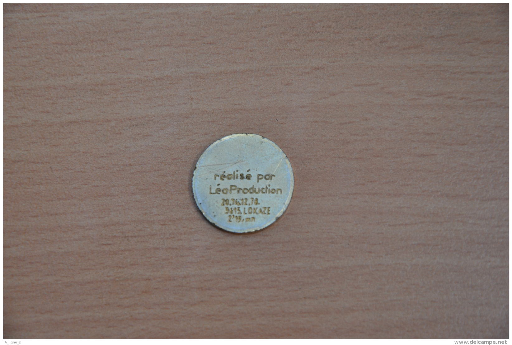 REF 003   :  Jeton De Caddie Caddies 3615 LOCAZE Automobile - Jetons De Caddies