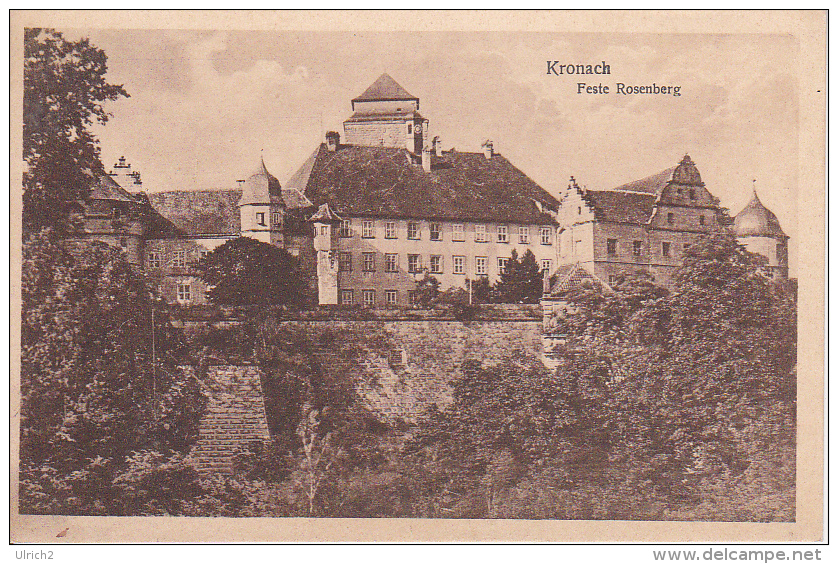 AK Kronach - Feste Rosenberg (24333) - Kronach