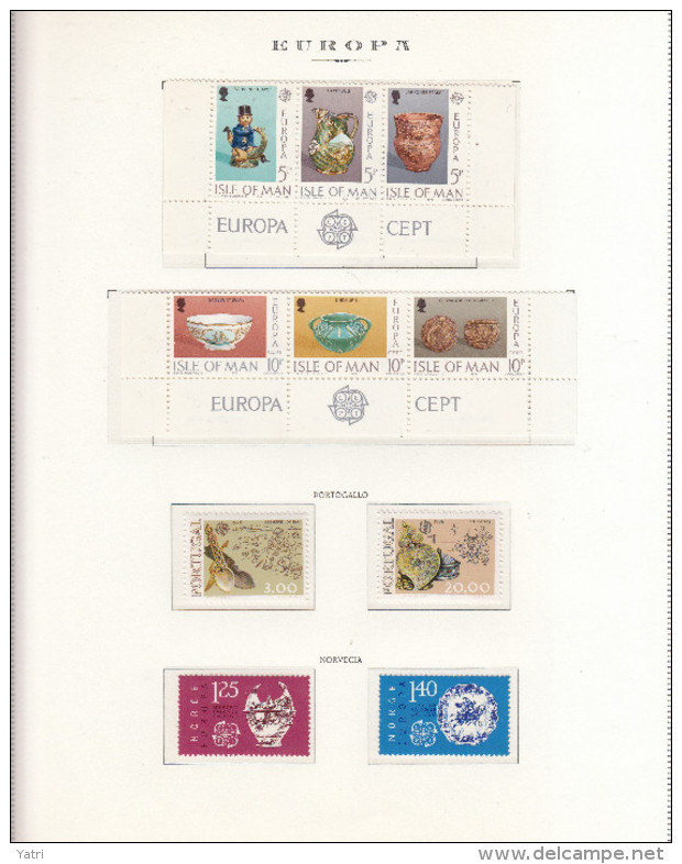 Europa CEPT - Annata Completa - 1976 ** Complete Year Set - Années Complètes