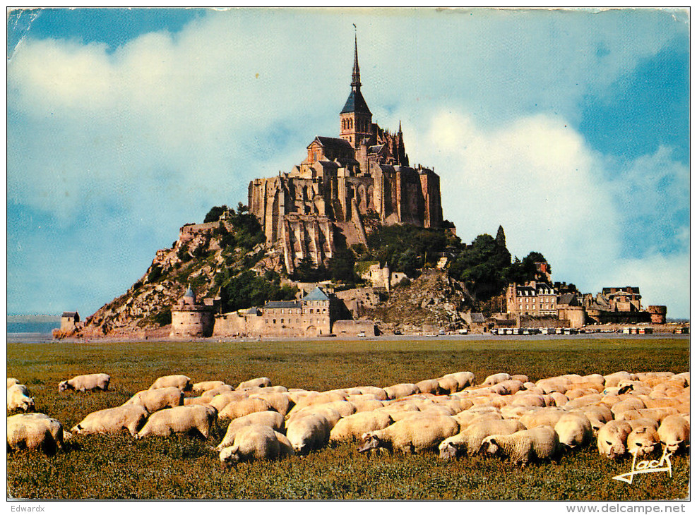 Le Mont Saint-Michel, Manche, France Postcard Posted 1978 Stamp - Le Mont Saint Michel