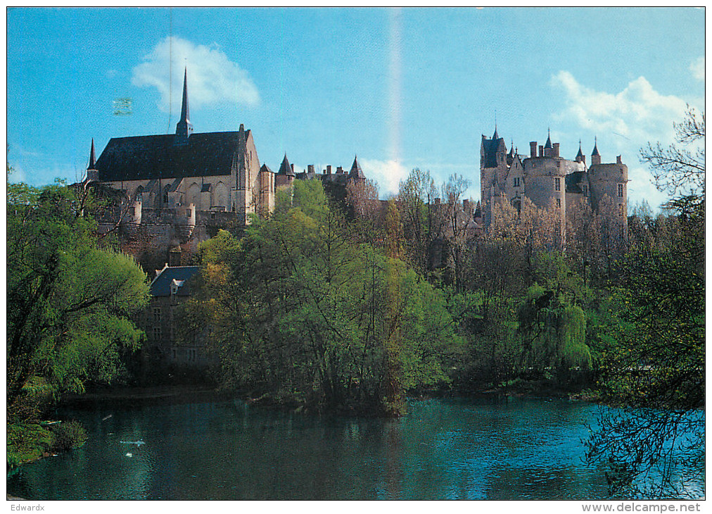 Chateau De Montreuil-Bellay, France Postcard Posted 1995 Stamp - Autres & Non Classés