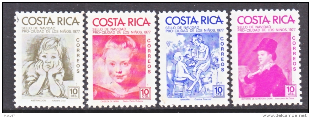 COSTA  RICA  RA 73-6    **   ART  PAINTINGS - Costa Rica