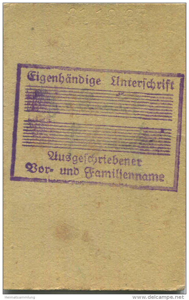 Berlin - Schülermonatskarte - Berlin Potsd. Ringbf. Hermannstraße - 3. Klasse S-Bahnverkehr Preisstufe 1 1938 - Europe