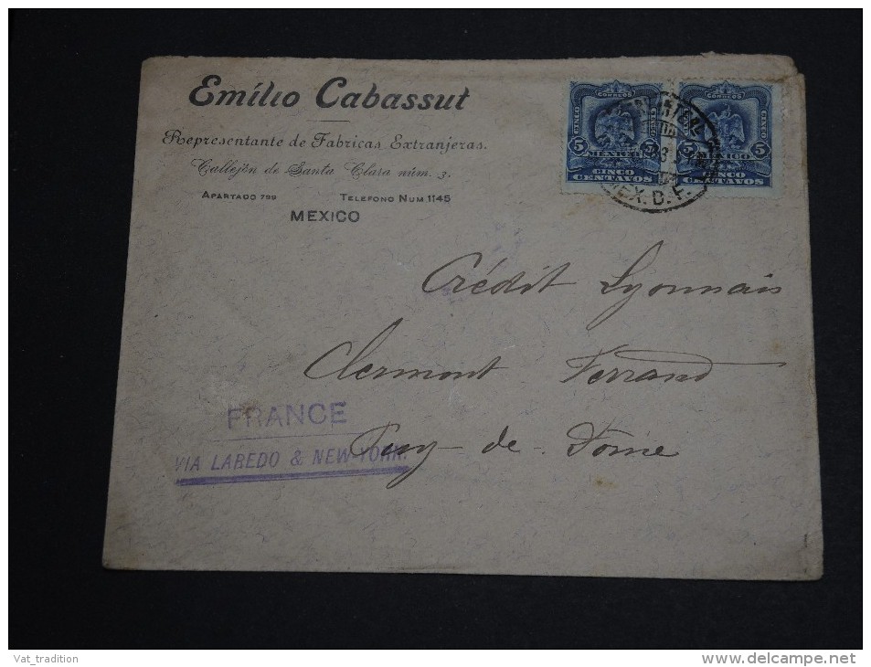 MEXIQUE - Enveloppe Pour La France En 1903 - A Voir - L 1039 - Mexique