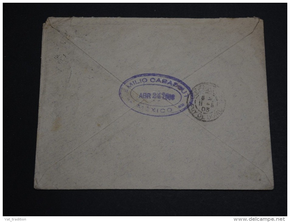 MEXIQUE - Enveloppe Pour La France En 1903 - A Voir - L 1039 - Mexique