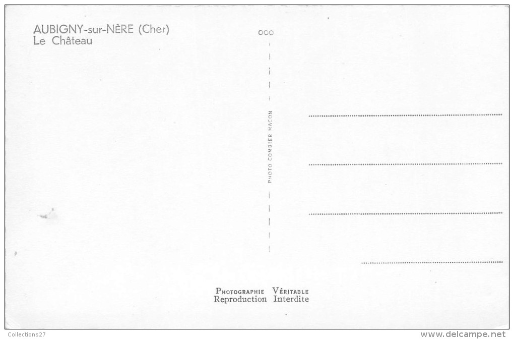 18-AUBIGNY-SUR-NERE- LE CHÄTEAU - Aubigny Sur Nere