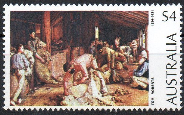 Australia 1974  $4 Painting  Shearing The Rams - Roberts MNH - Ungebraucht