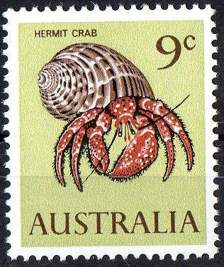 Australia 1966 Fish 9c Hermit Crab MNH - Neufs