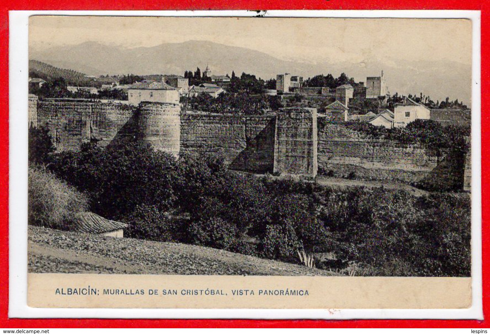 ESPAGNE -- ALBAICIN --  Murallas De San Crist'obal - Granada