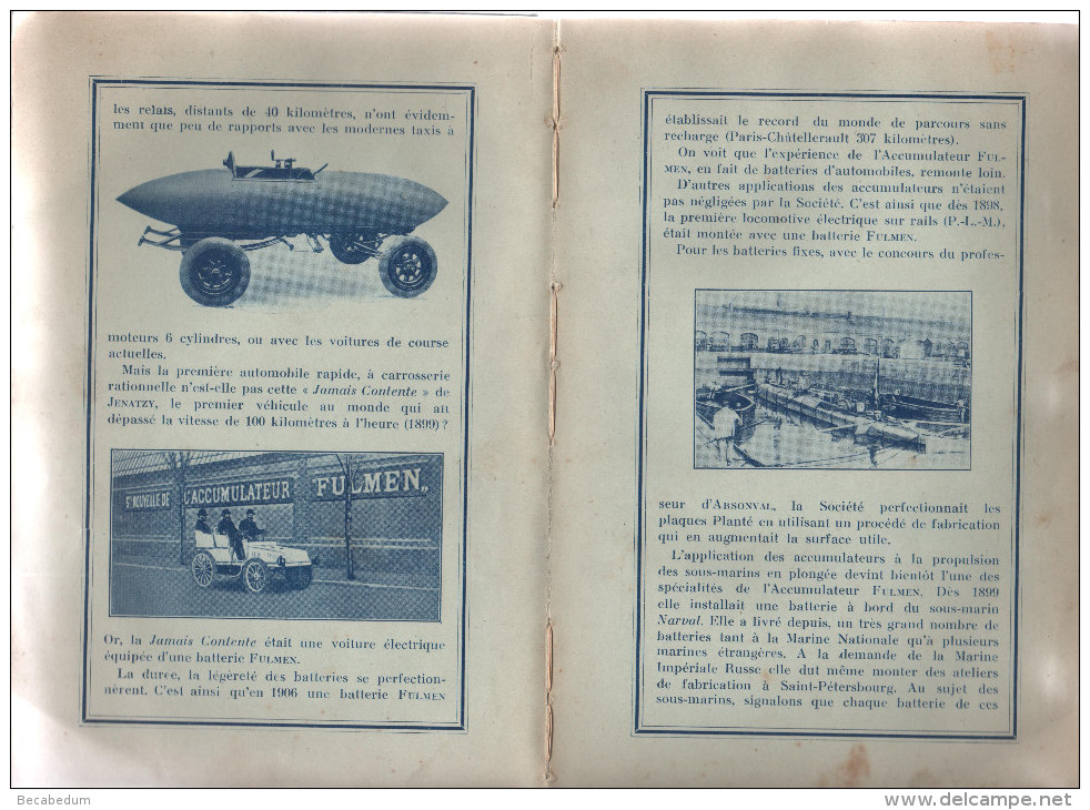 Fulmen Manuel Pratique Des Batteries De Démarrage 1932 - Bricolage / Tecnica