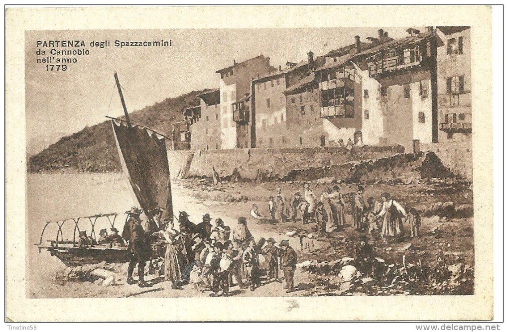 CANNOBIO -- PARTENZA DEGLI SPAZZACAMINI,, 1799 ASSOCIAZIONE ALPINI CANNOBIO - Verbania