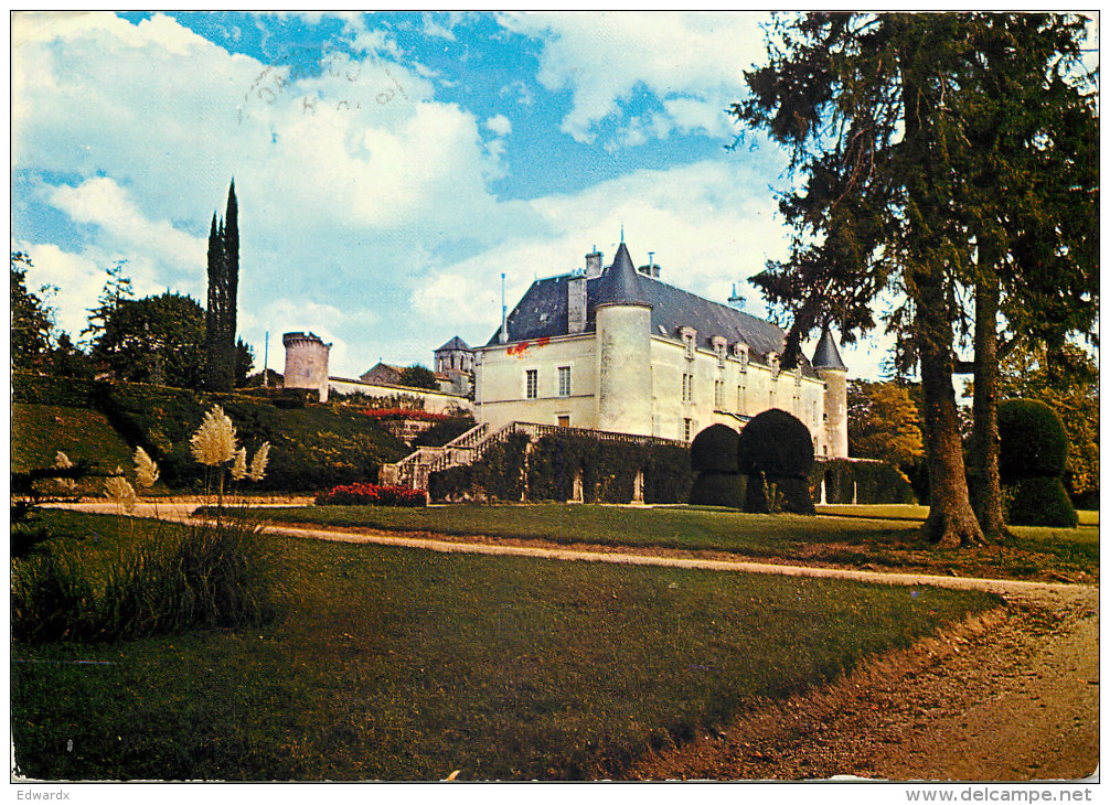 Chateau De Saint-Brice, Cognac, Charente, France Postcard Posted 1969 Stamp - Cognac