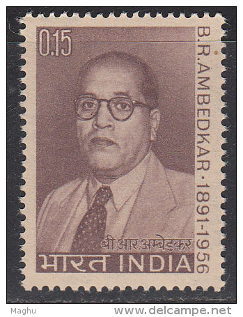 India MNH 1966, Dr Brimrao Ramji Ambedkar, - Ungebraucht