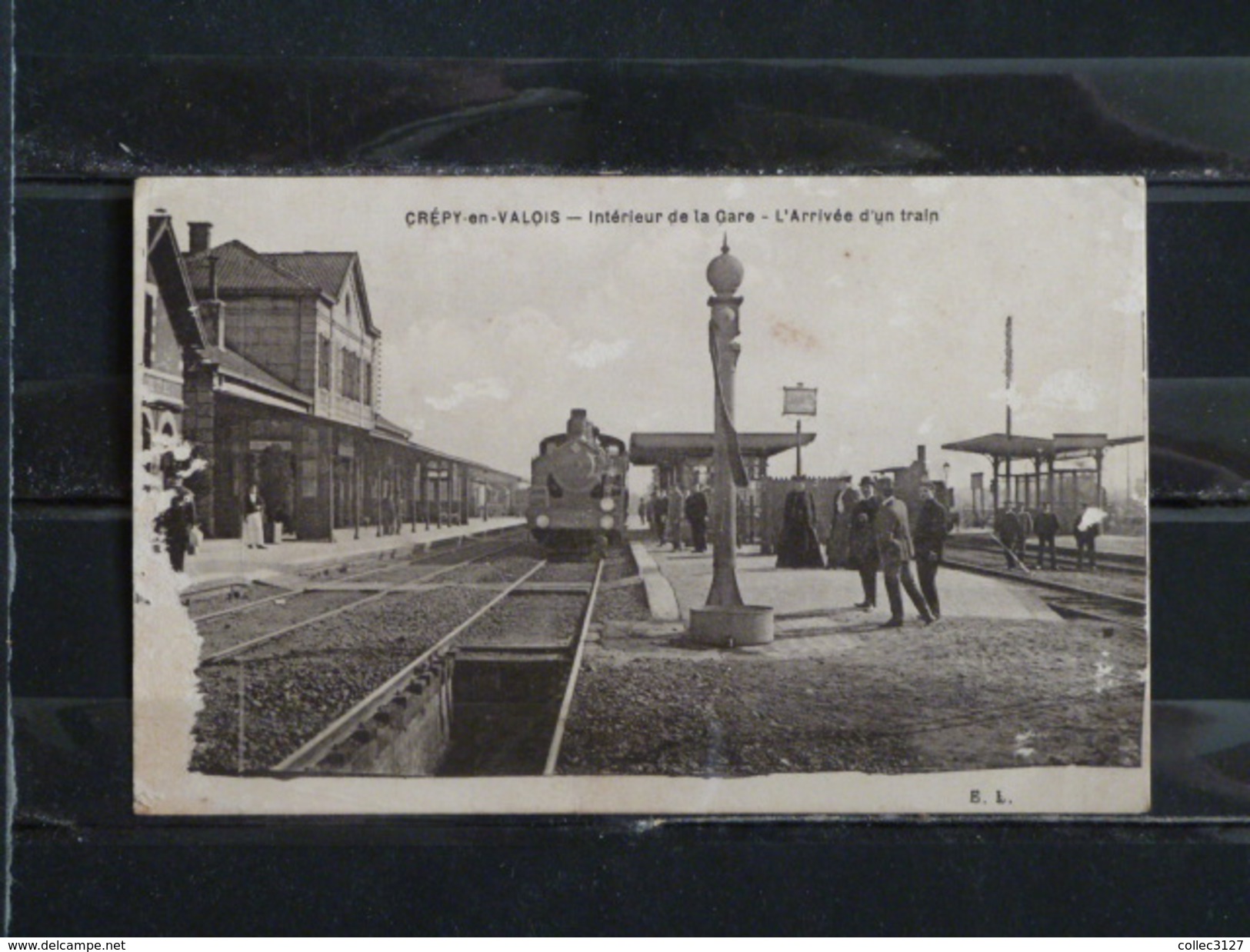 F03 - 60 - Crepy En Valois - Arrivée D'un Train - 1918 - Etat A Voir - Crepy En Valois