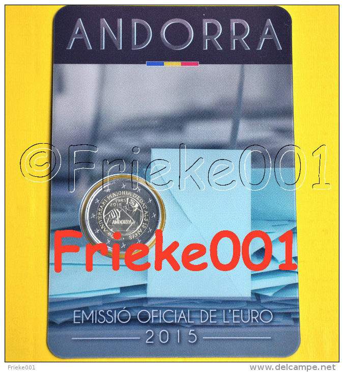 Andorra - 2 Euro 2015 Comm In Blister.(30 Jaar) - Andorre