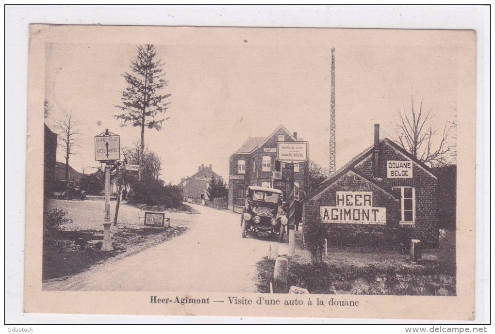 Heer-Agimont - Visite D'une Auto à La Douane - Douane