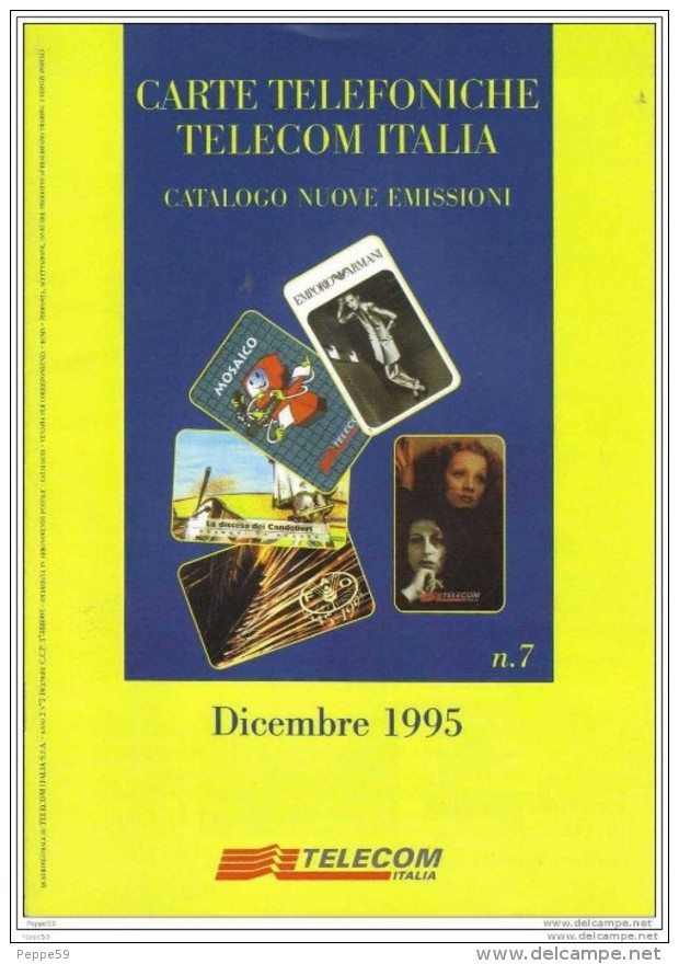 Catalogo Carte Telefoniche Telecom - 1995 N.07 - Libri & Cd